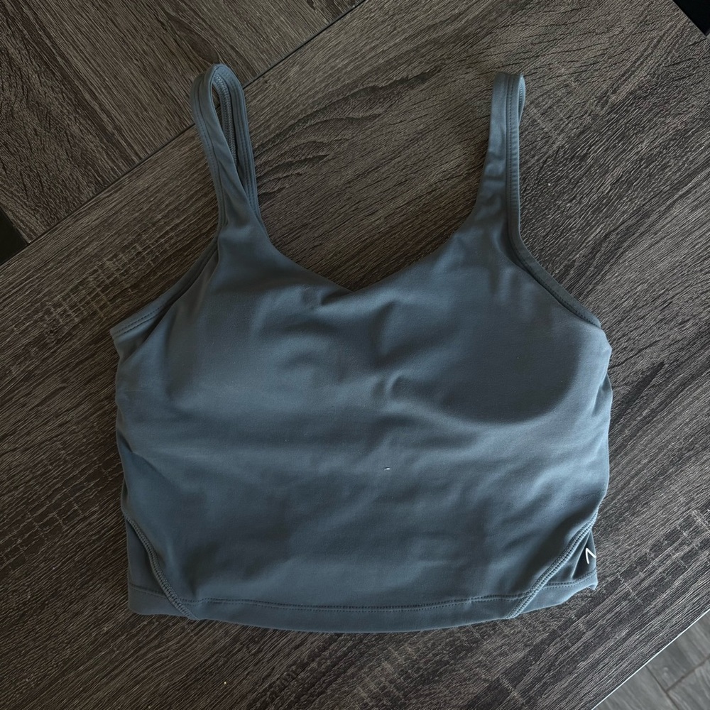 ACTA Size M Cropped Tank With Built In Bra